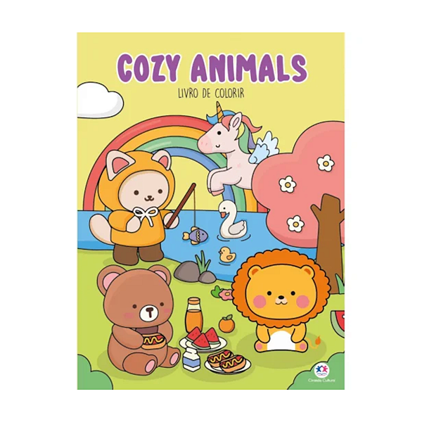Livro Infantil de Coloriri Cozy Animals Ciranda Cultural