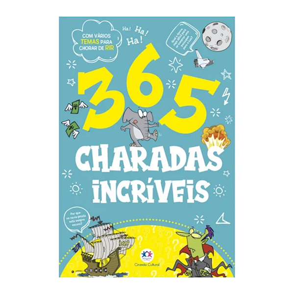 Livro 365 Charadas Incríveis Ciranda Cultural