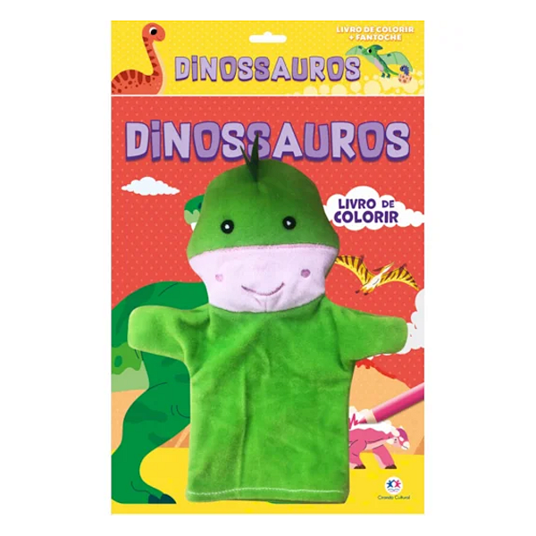 Livro Infantil C/fantoche Dinossauros Ciranda Cultural
