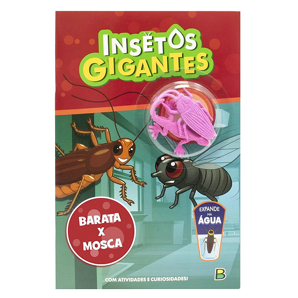 Livro Infantil Insetos Gigantes Barata/Mosca TodoLivro