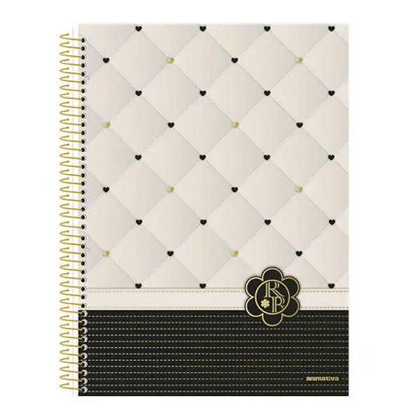 Caderno Espiral Cd Rebecca Bobon 10Mat/160fls Animativa