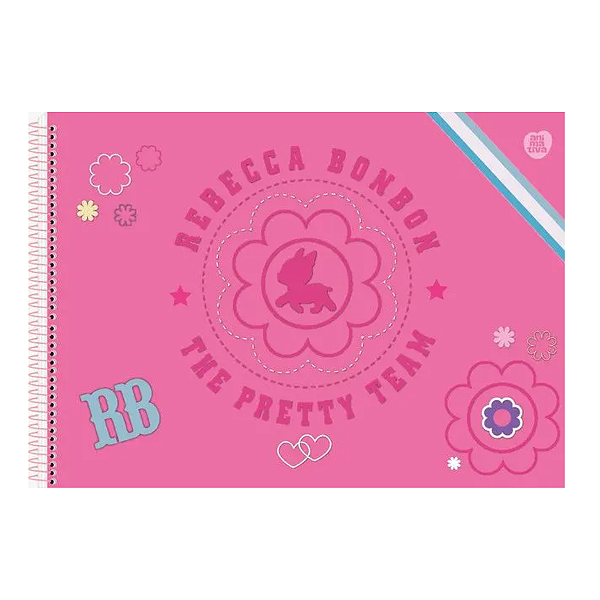 Caderno Cartografia Espiral Capa dura Rebecca Bonbon Animativa