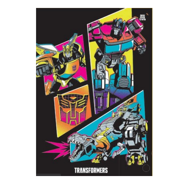 Caderno Brochurão Cd Transformers 80 folhas Animativa