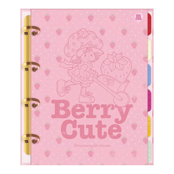 Caderno Argolado Colegial Capa Dura Moganguinho 160fls Animativa
