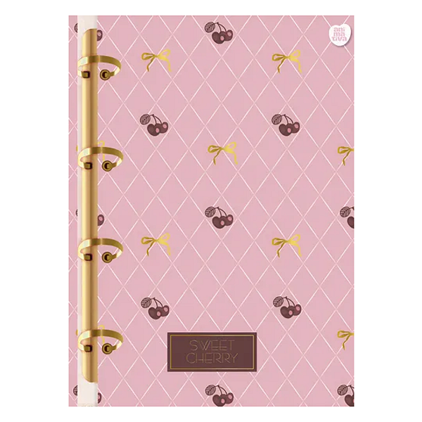 Caderno Argolado Colegial Cd 160fls Sweet Cherry Animativa