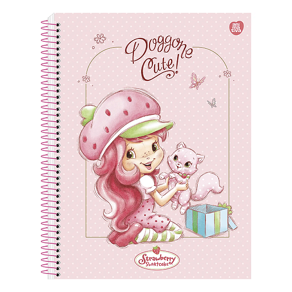 Caderno Espiral Cd Colegial Moranguinho 10Mat/160fls Animativa