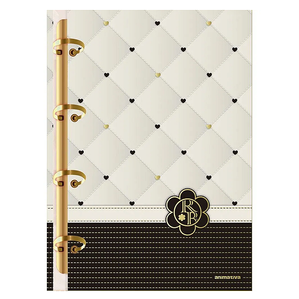 Caderno Argolado Colegial Rebecca Bonbon 160fls Animativa
