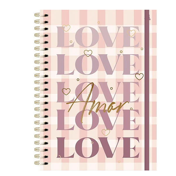 Caderno Espiral Capa dura Uni 160 folhas Doce Animativa
