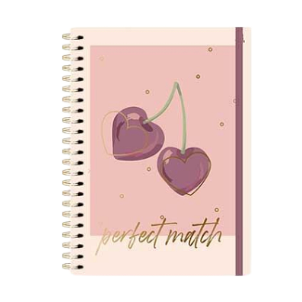 Caderno Espiral Cd Uni 160 folhas Doce Animativa