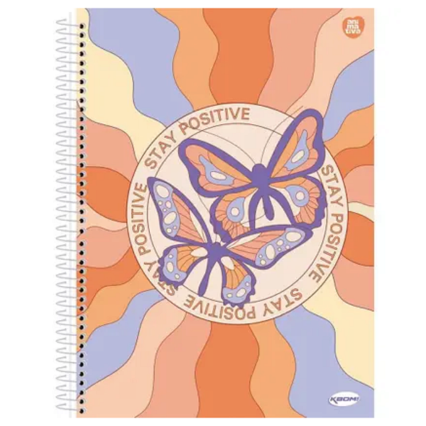 Caderno Espiral Cd Uni 10Mat Kbom Feminino Animativa
