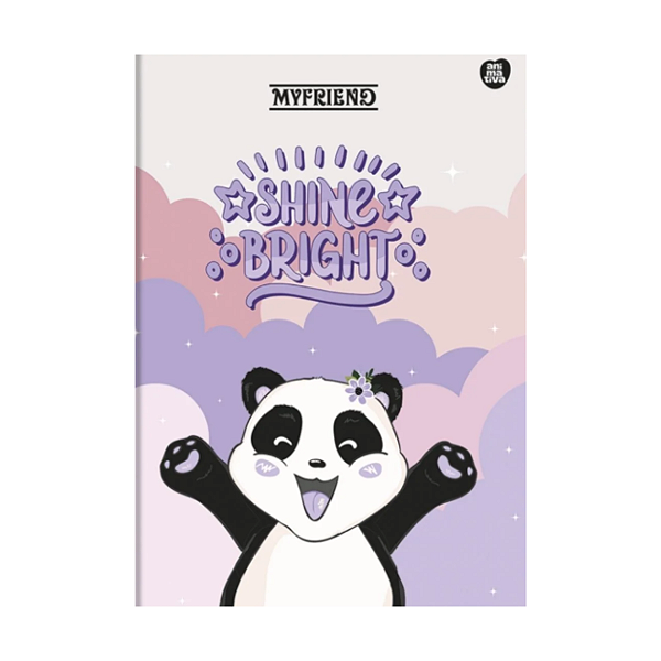 Caderno Brochurão Cd My friend 80 folhas Animativa