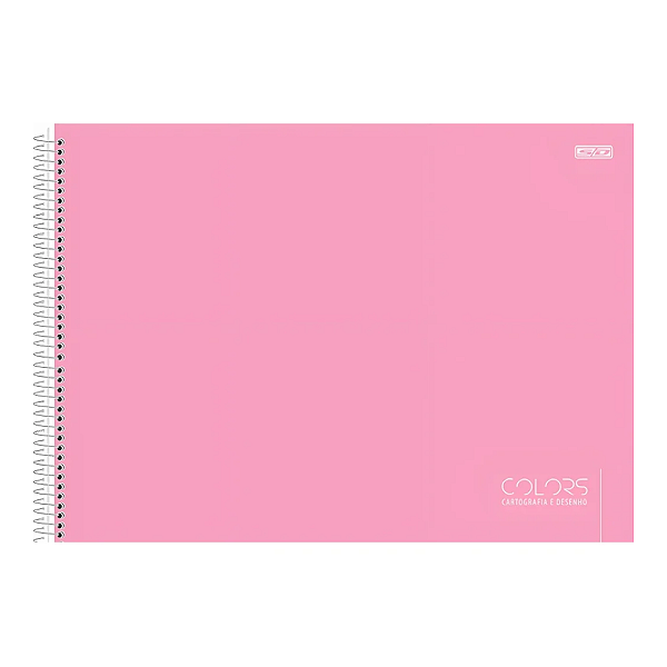 Caderno Cartografia e Desenho Espiral Cd Colors 60fls Animativa