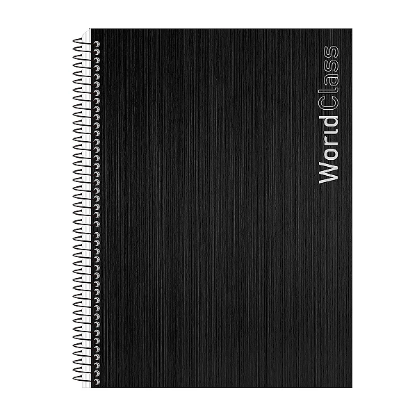 Caderno Espiral Capa dura Wold Classs 10Mat/160fls Animativa