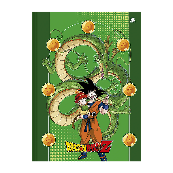 Caderno Brochurão Capa Dura 80fls Dragon Ball Animativa