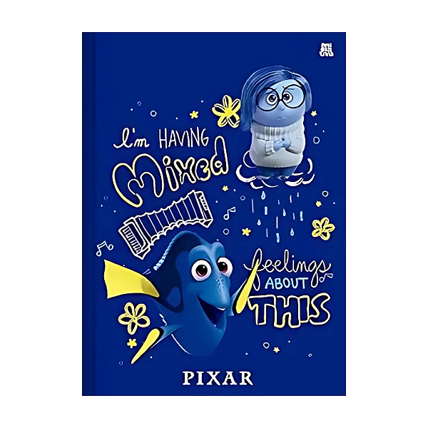Caderno Brochurão Capa dura Pixar 80fls Animativa