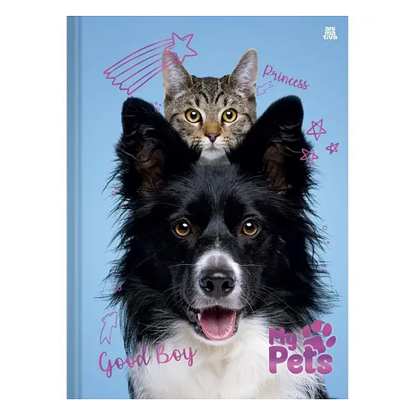 Caderno Brochurão Cd 80fls My Pets Animativa