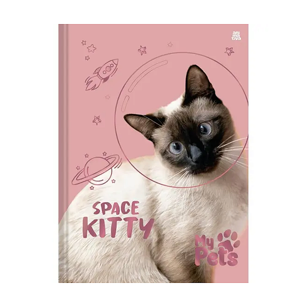 Caderno Brochurão Cd 80 folhas My Pets Animativa