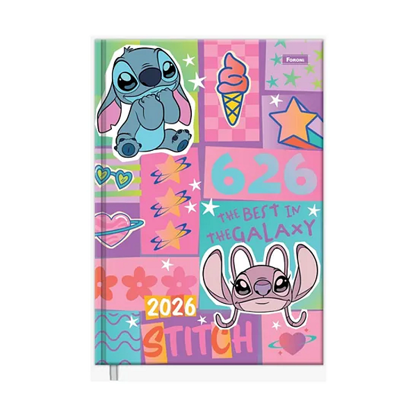 Agenda Costurado 2026 Capa Dura 176fls Stitch Foroni