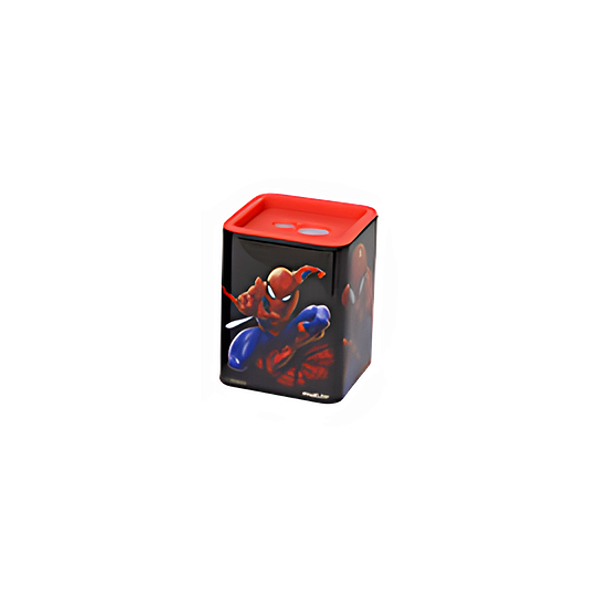 Apontador C/Depósito Quadrado Spider Man Vermelho molin