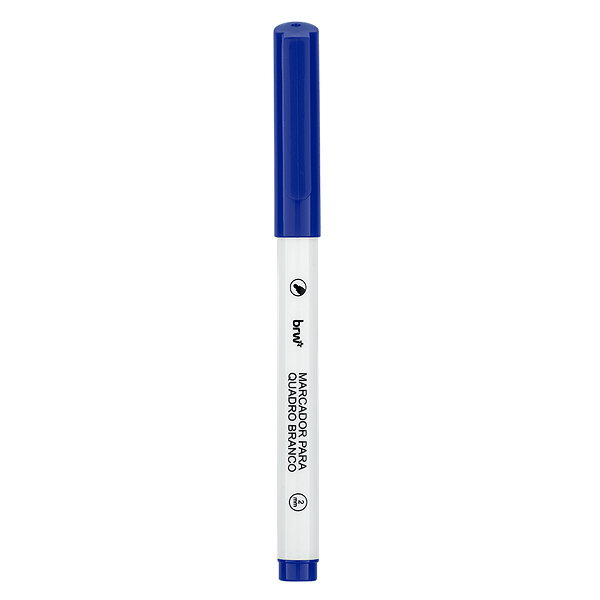 Marcador Quadro Branco Azul Silm Brw