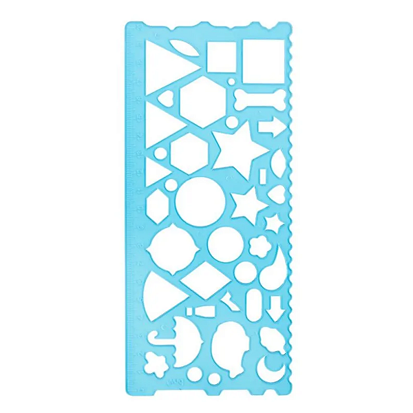 Régua 20cm Geometrica Brw