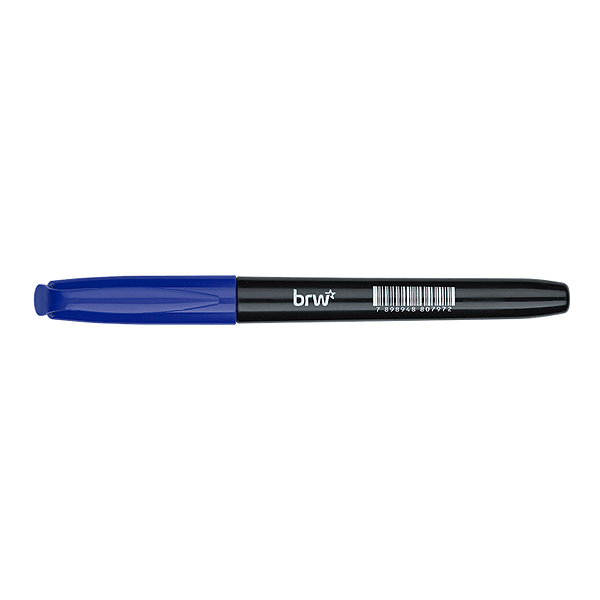 Marcador Multiuso Azul Brw
