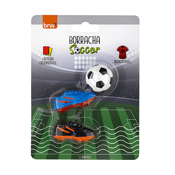 Borracha Soccer Desmontável Brw