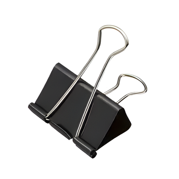 Blinder 50mm Prendedor de Papel Clips preto 12 unidades Brw