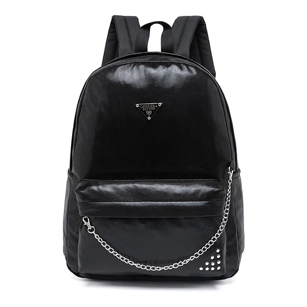 Mochila de Costa Cavalera Preto CV7312 C/Corrente Nytron