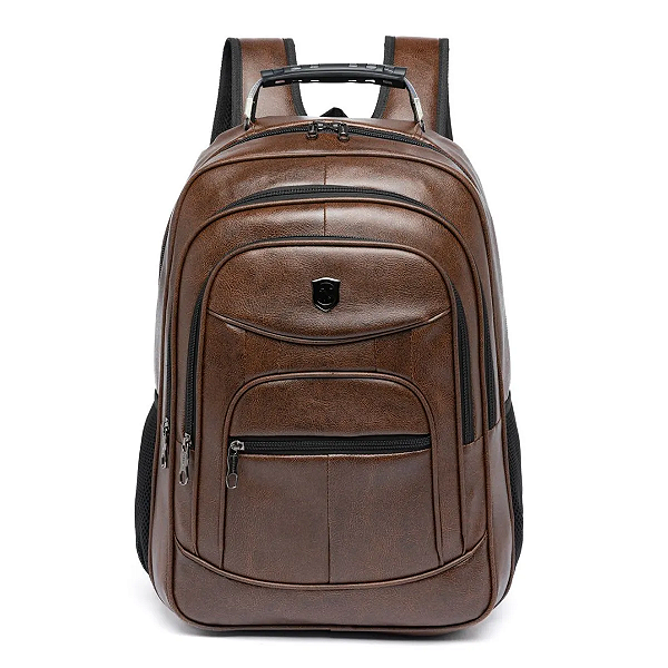 Mochila de costas Executiva Marrom NY0029 Nytron