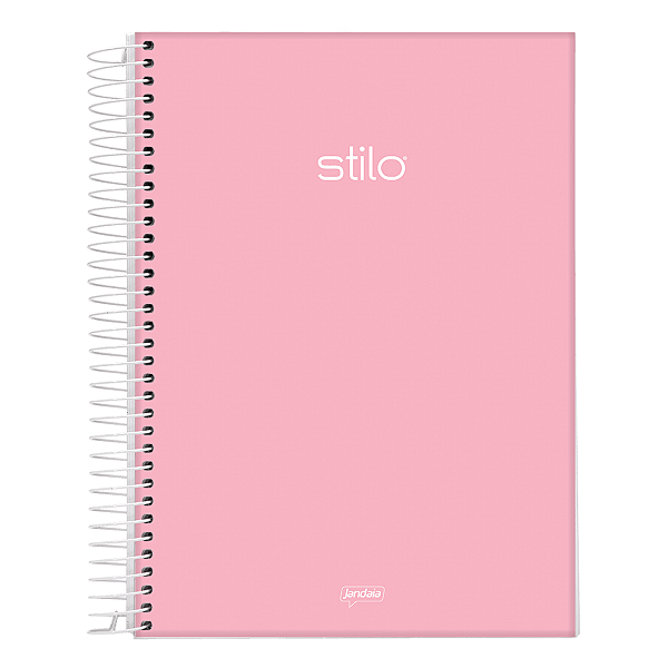 Caderno Espiral Capa dura 1/4 10Mat/160fls Stilo Jandaia