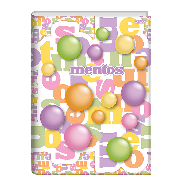 Caderno Brochurão Capa dura 80 folhas Mentos Jandaia