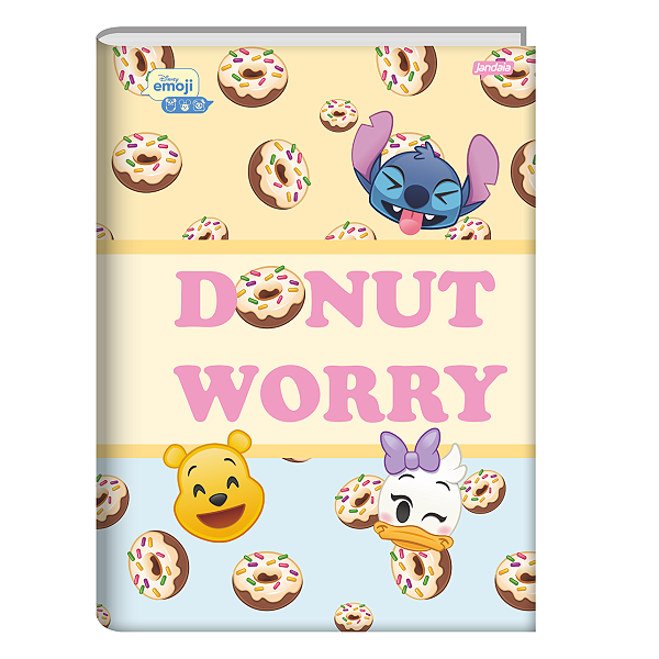 Caderno Brochura 1/4 Disney Emoji 80fls jandaia