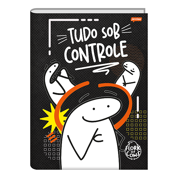 Caderno Brochurão Capa dura The Flork 80fls Jandaia