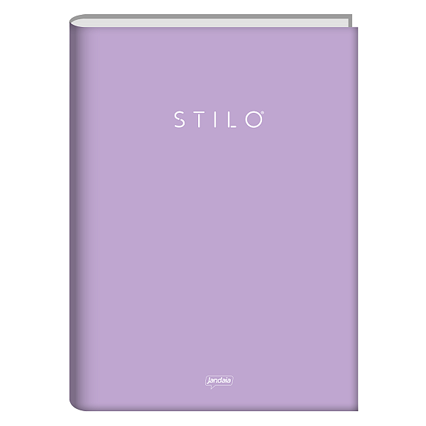 Caderno Brochurão Capa dura Stilo 80 folhas Jandaia