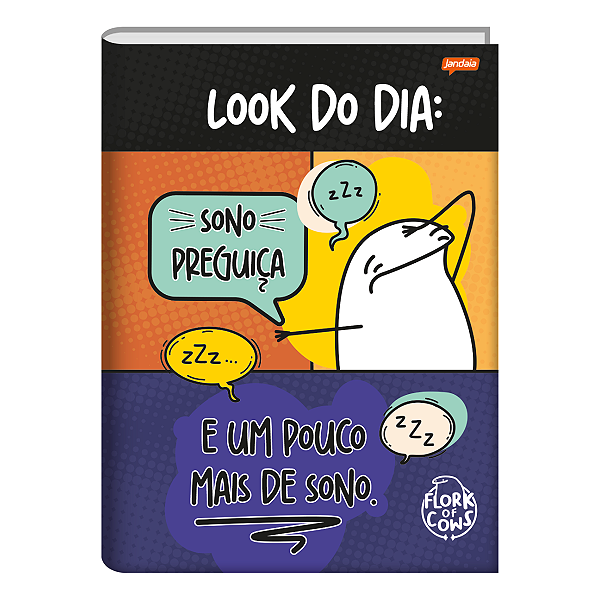 Caderno Brochurão Cd 1/4 The Flork 80fls Jandaia
