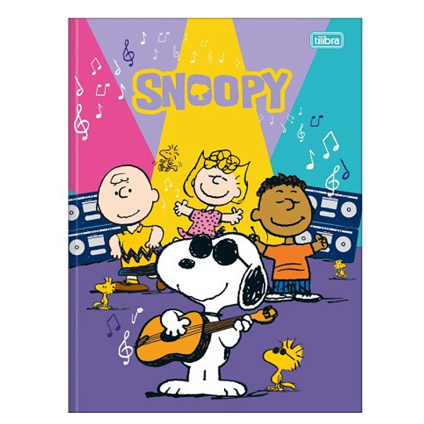 Caderno Brochurão Cd Snoopy 80 folhas Tilibra