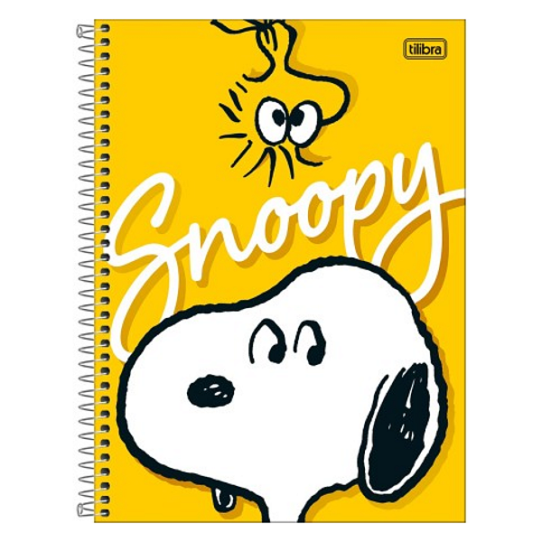 Caderno Espiral Cd Snoopy 10Mat/160fls Tilibra