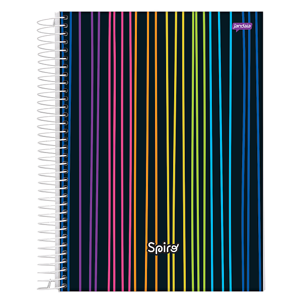 Caderno Espiral Capa dura Spiro 10Mat/160fls Jandaia