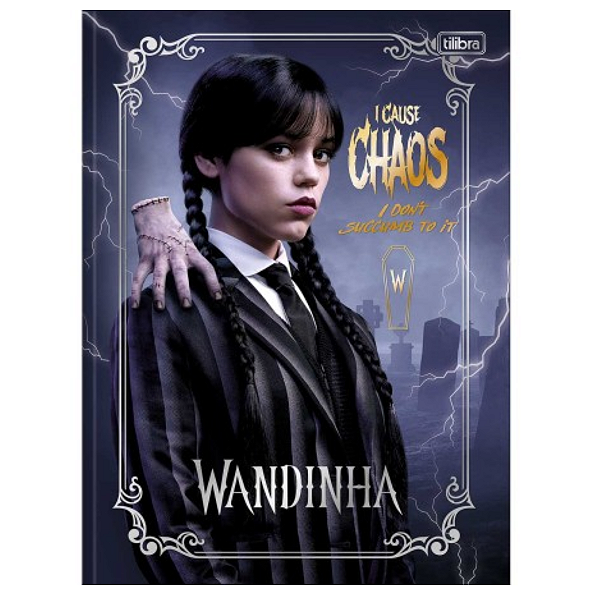 Caderno Brochurão Cd Wandinha 80fls Tilibra