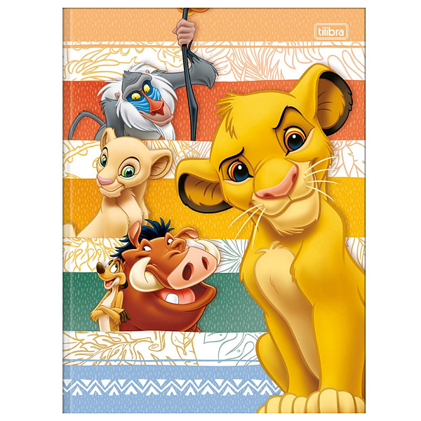 Caderno Brochurão Cd Rei Leão 80fls Tilibra