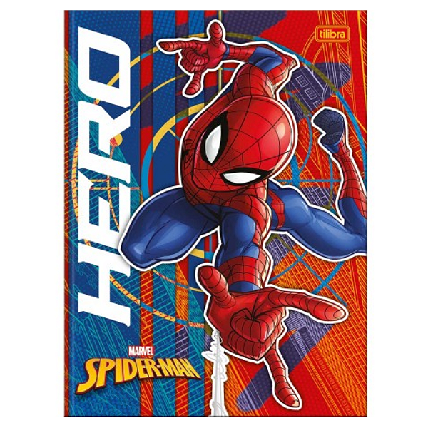 Caderno Brochurão Capa dura Spider Man 48fls Tilibra