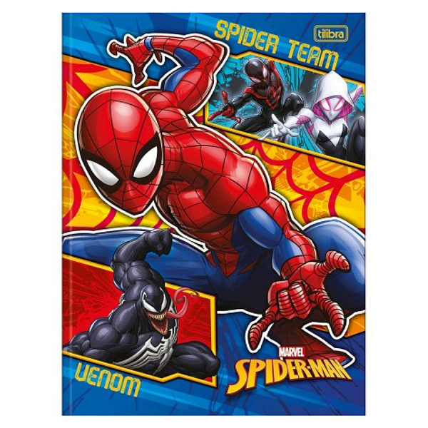 Caderno Brochurão Cd Spider Man 48 folhas Tilibra