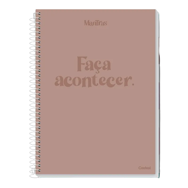 Caderno Espiral Cd Mantras 10Mat/160fls Credeal
