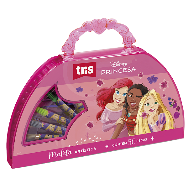Maleta Artística 50 Peças Princesas Tris