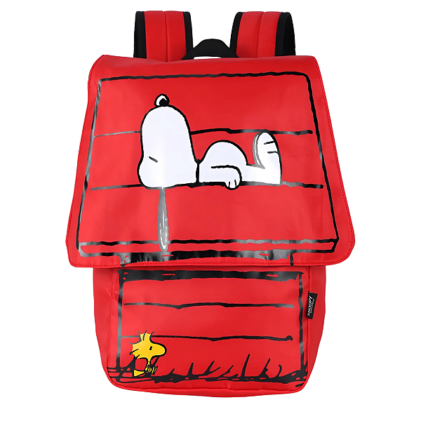 Mochila de Costas Snoopy vermelho Luxcel