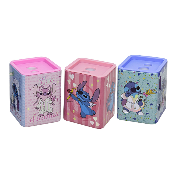 Apontador Com depósito Quadrado Metálico Stitch Molin