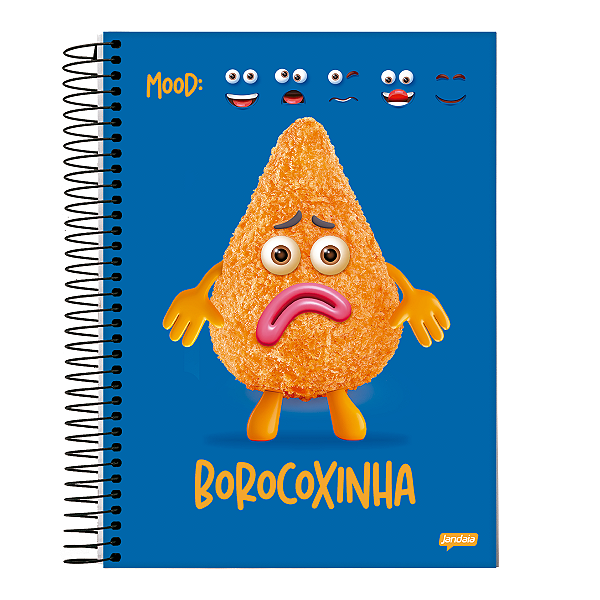 Caderno Espiral Capa dura Insano 10Mat/160fls jandaia