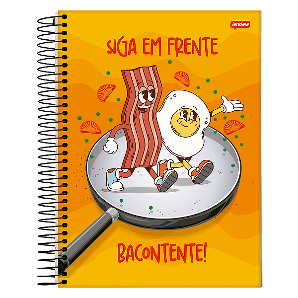 Caderno Espi Cd Insano 10Mat/160fls jandaia