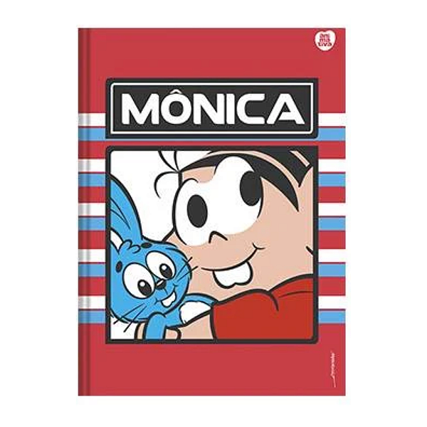 Caderno Brochurão Capa dura Turma da Mônica 80fls Animativa